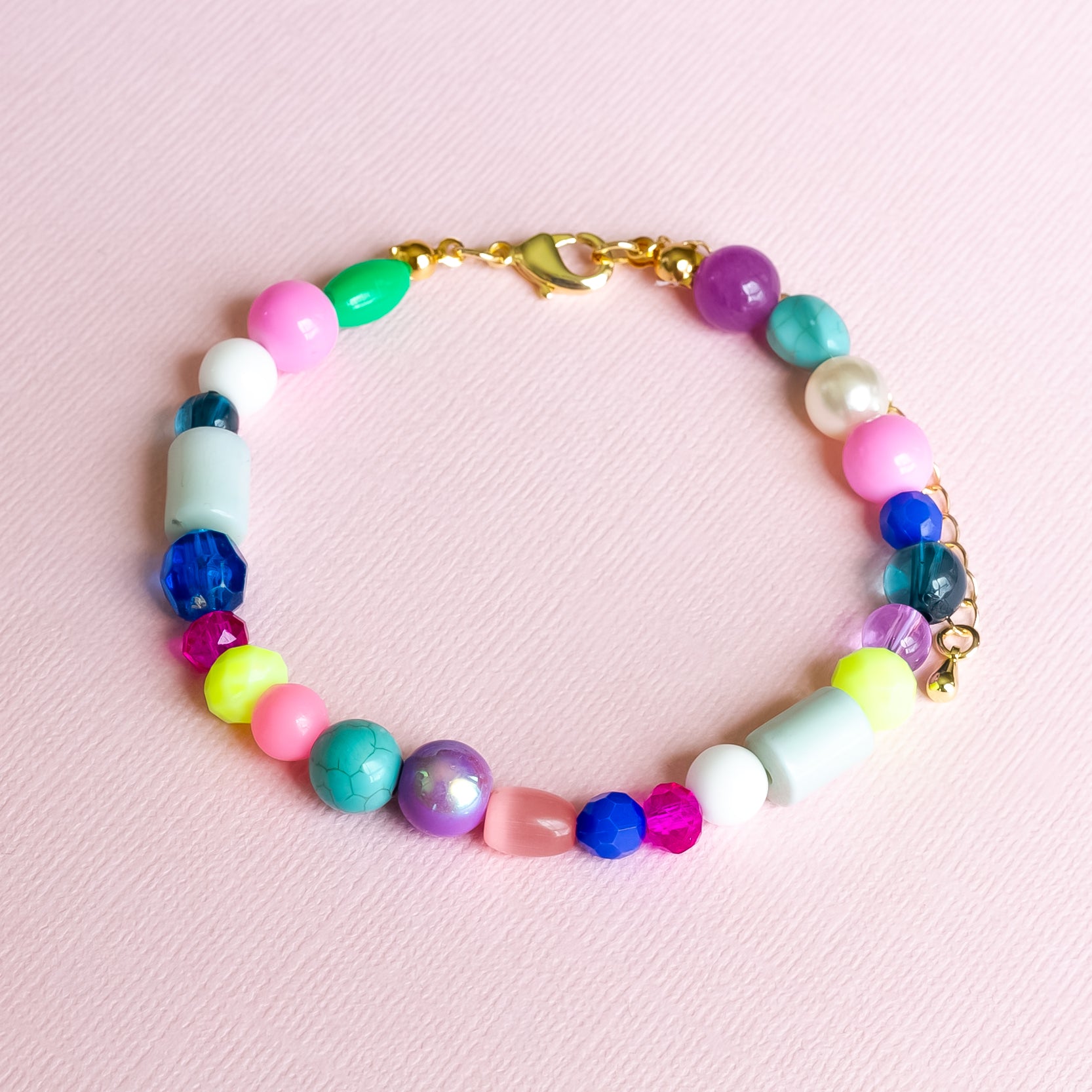 Rainbow Beaded Bracelet