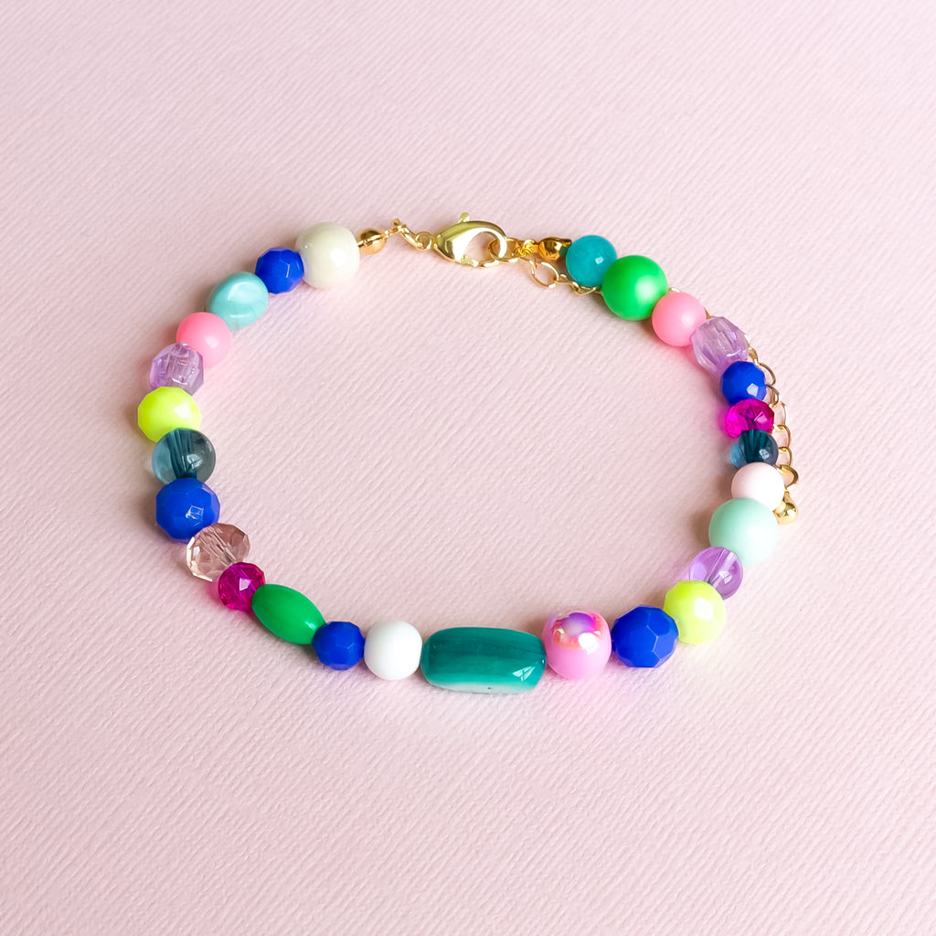 Rainbow Beaded Bracelet