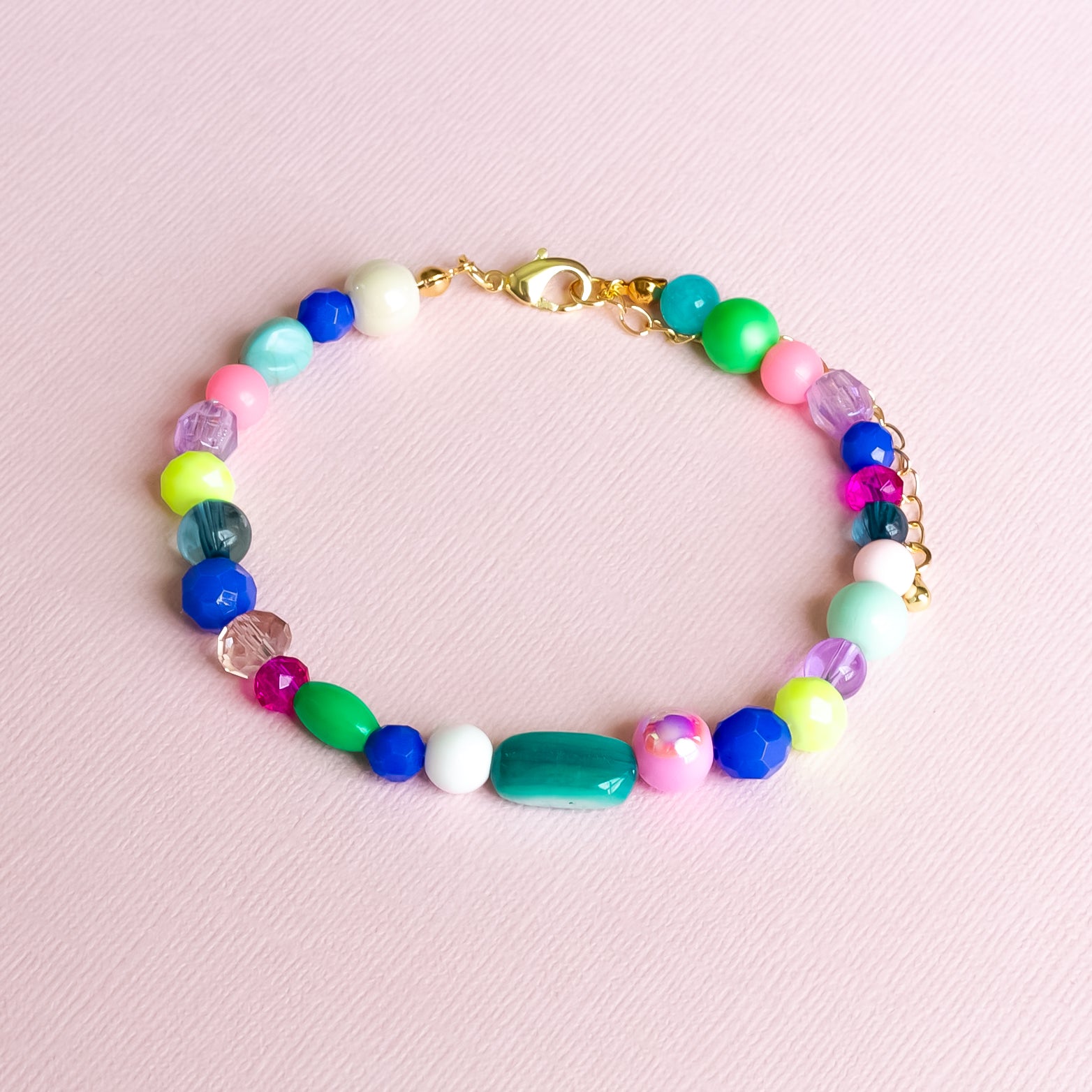 Rainbow Beaded Bracelet