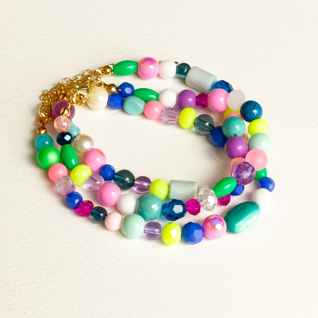 Rainbow Beaded Bracelet