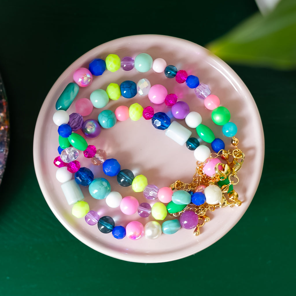 Rainbow Beaded Bracelet