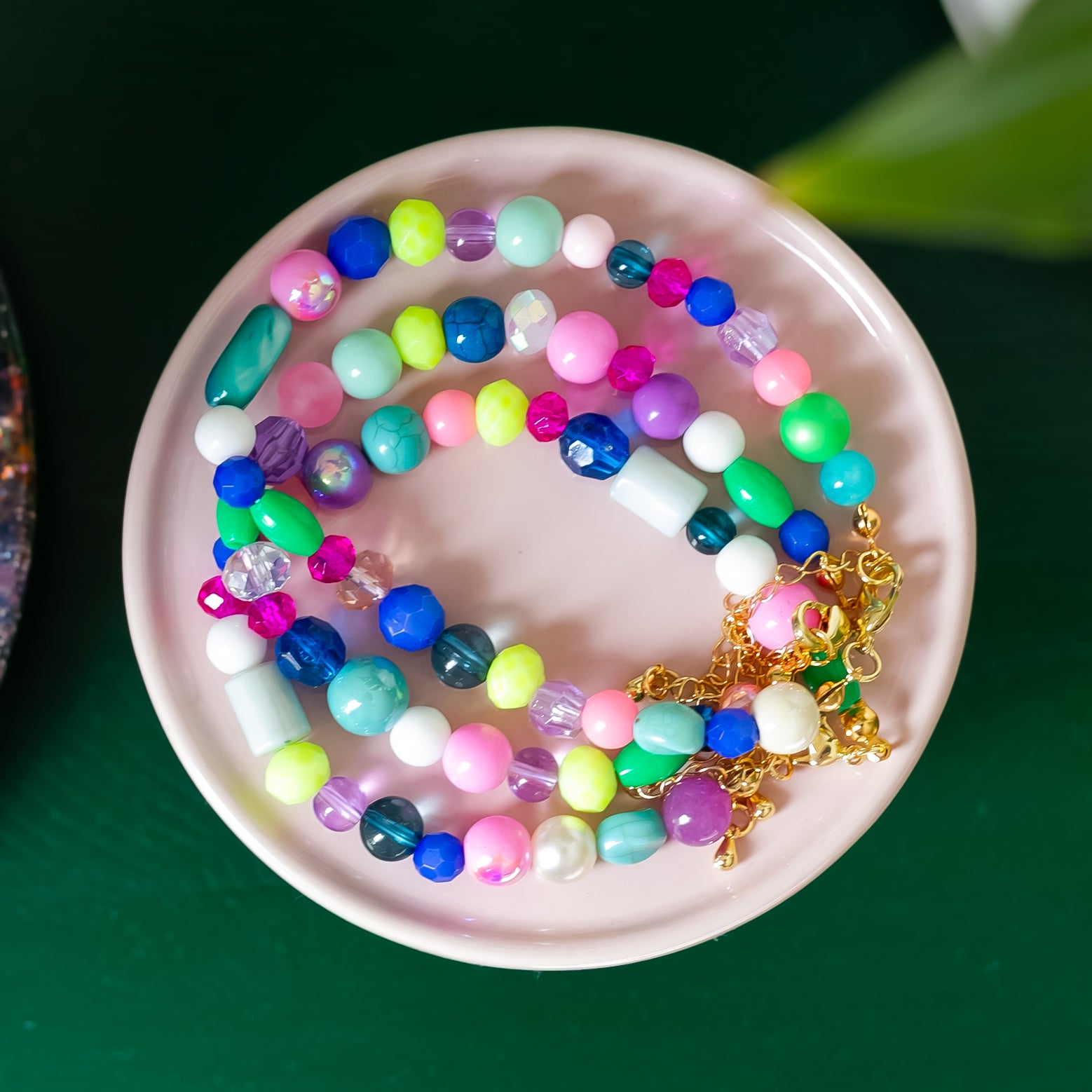 Rainbow Beaded Bracelet